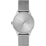 Pánské Náramkové hodinky Chpo Nepromokavé v šedé barvě broušené ve slevě ocelové s voděodolností 10 Bar 
