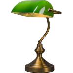 Stmívatelné lampy Qazqa v zelené barvě z ocele se stmívačem ve slevě kompatibilní s E27 