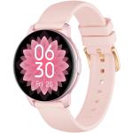 Dámské Náramkové hodinky v růžové barvě v elegantním stylu vhodné na Sport kompatibilní s Android připojitelné k síti Bluetooth 