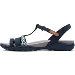Dámské Kožené sandály Clarks v modré barvě z kůže ve velikosti 37 na léto 