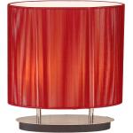 Stolní lampy v červené barvě z kovu kompatibilní s E27 