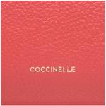 Dámské Messenger tašky přes rameno Coccinelle v červené barvě z kůže 