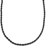 Pánské Náhrdelníky z chirurgické oceli Lucléon v černé barvě 
