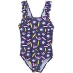 Dětské jednodílné plavky Dívčí ve velikosti 24 měsíců s volány od značky Color Kids z obchodu 9b-plus.com 
