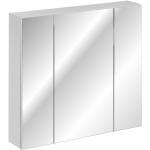 Zrcadlové skříňky v bílé barvě v moderním stylu z laminátu matné 