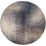 Conceptum Hypnose Kulatý koberec Fusion 140 cm béžový/černý