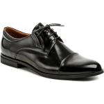Pánská  Společenská obuv Conhpol v černé barvě z kůže ve velikosti 45 Pohodlná na jaro 