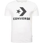 Dámská  Trička s potiskem Converse Classic v bílé barvě z bavlny ve velikosti M ve slevě 
