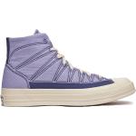 Nová kolekce: Pánské Plátěné tenisky Converse ve fialové barvě z gumy ve slevě 