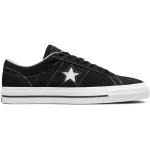 Pánské Plátěné tenisky Converse One Star v černé barvě v skater stylu z gumy s tlumením nárazu ve slevě 