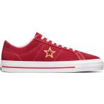 Dámské Semišové tenisky Converse One Star v červené barvě v skater stylu 