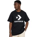 Pánská  Dlouhá trička Converse v černé barvě z bavlny ve velikosti S ve slevě 