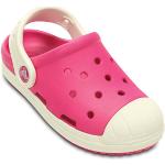 Dětské Gumové pantofle Crocs v růžové barvě z gumy 