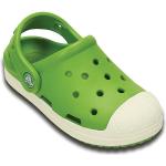 Dětské Gumové pantofle Crocs v zelené barvě 