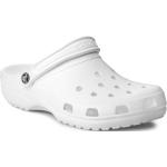 Pánské Gumové pantofle Crocs v bílé barvě 