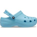 Dámské Pantofle na platformě Crocs Classic v modré barvě 