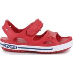 Dětské Gumové pantofle Crocs Crocband II v červené barvě ve velikosti 20 na suchý zip na léto 
