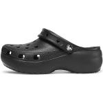Dámské Pantofle na platformě Crocs Classic Clog v černé barvě ve slevě na léto 