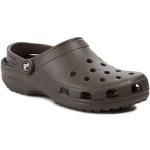 Pánské Gumové pantofle Crocs Classic v hnědé barvě sportovní ve slevě 