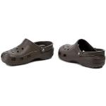 Pánské Gumové pantofle Crocs Classic v hnědé barvě sportovní ve slevě 