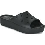 Dámské Pantofle na platformě Crocs Classic Slide v černé barvě ve velikosti 42 s výškou podpatku 3 cm - 5 cm 