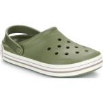 Dámské Gumové pantofle Crocs v khaki barvě ve velikosti 46 