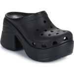 Dámské Gumové pantofle Crocs v černé barvě ve velikosti 42 s výškou podpatku nad 9 cm 