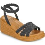 Dámské Sandály Crocs v černé barvě ve velikosti 42 s výškou podpatku 7 cm - 9 cm na léto 