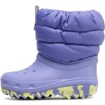 Dívčí Sněhule Crocs Classic ve fialové barvě ve slevě na zimu 