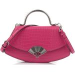 Nová kolekce: Dámské Kožené kabelky Karl Lagerfeld v růžové barvě v lakovaném stylu z kůže 