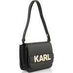 Dámské Tašky crossbody Karl Lagerfeld v černé barvě v lakovaném stylu 
