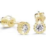 Pecky Cutie Diamonds v minimalistickém stylu ze žlutého zlata Diamantové 