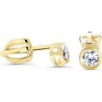 Pecky Cutie Diamonds v minimalistickém stylu ze žlutého zlata Diamantové 