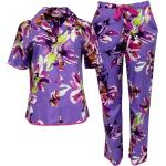 Dámské Klasická pyžama Cyberjammies v lila barvě s květinovým vzorem ve velikosti 10 ve slevě 