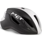 Cyklistická helma MET Strale černá/bílá matná L (59-62 cm)