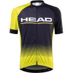 Pánské Cyklistické dresy Head v žluté barvě z polyesteru ve velikosti L na léto plus size 