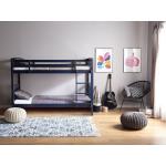 Dřevěná modrá patrová postel 90x200 cm REVIN