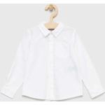 Dětské košile s dlouhým rukávem Chlapecké v bílé barvě z bavlny ve slevě od značky Guess z obchodu Answear.cz 