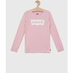 Dětská trička s potiskem Dívčí v růžové barvě z bavlny ve velikosti 13/14 let od značky LEVI´S z obchodu Answear.cz 