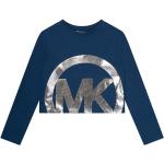 Dětská trička s potiskem Dívčí v námořnicky modré barvě z bavlny ve slevě Designer od značky Michael Kors z obchodu Answear.cz 