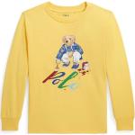 Dětská trička s potiskem Chlapecké v žluté barvě z bavlny Designer od značky Polo Ralph Lauren z obchodu Answear.cz s poštovným zdarma 