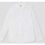 Dětské košile s dlouhým rukávem Chlapecké v bílé barvě z bavlny od značky United Colors of Benetton z obchodu Answear.cz 