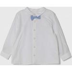 Dětské košilky Chlapecké v bílé barvě z bavlny od značky United Colors of Benetton z obchodu Answear.cz 