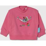 Dětské mikiny Chlapecké v růžové barvě z bavlny ve velikosti 68 od značky Emporio Armani z obchodu Answear.cz s poštovným zdarma 