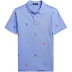 Dětská trička s límečkem Chlapecké v modré barvě z bavlny ve velikosti 13/14 let Designer od značky Polo Ralph Lauren z obchodu Answear.cz s poštovným zdarma 