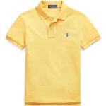 Dětská trička s límečkem Chlapecké v žluté barvě z bavlny ve velikosti 8 let Designer od značky Polo Ralph Lauren z obchodu Answear.cz s poštovným zdarma 