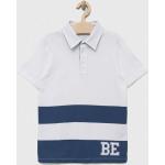 Dětská trička s límečkem Chlapecké v bílé barvě z bavlny od značky United Colors of Benetton z obchodu Answear.cz 