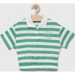 Dětská trička s krátkým rukávem Dívčí v zelené barvě z bavlny od značky United Colors of Benetton z obchodu Answear.cz 