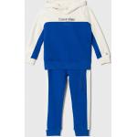 Dětské teplákové soupravy Dívčí v modré barvě z bavlny ve velikosti 12 let Designer od značky Calvin Klein Jeans z obchodu Answear.cz s poštovným zdarma 