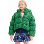 Dětské bundy s kapucí Dívčí v zelené barvě z polyesteru ve velikosti 8 let od značky Desigual z obchodu Answear.cz s poštovným zdarma 